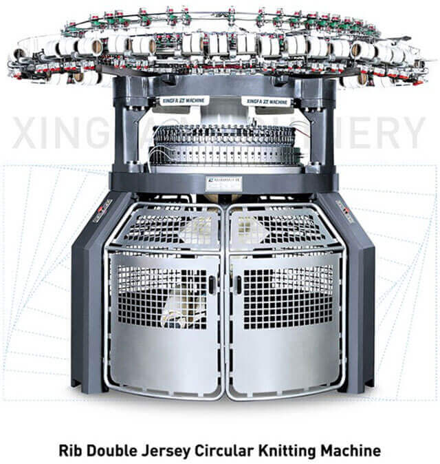 Rib Double Jersey Circular Knitting Machine