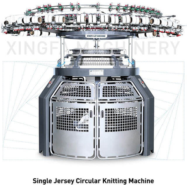 What materials can be used with a knitting machine?