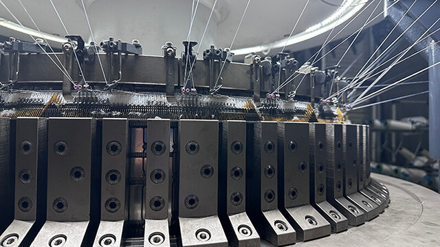 high pile knitting machine