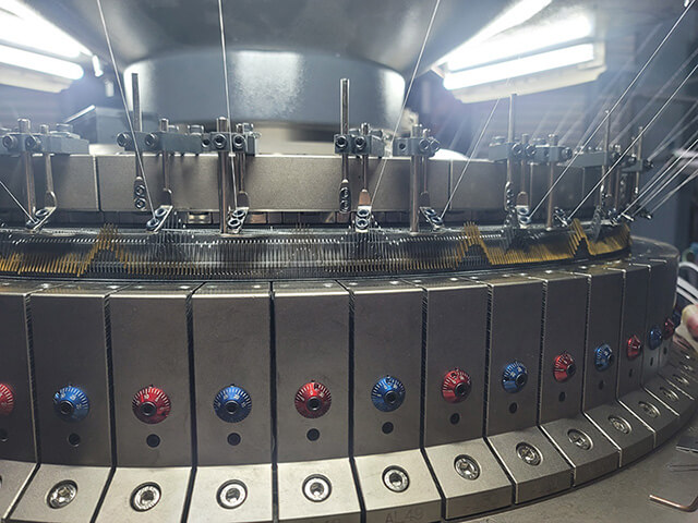 high pile knitting machine
