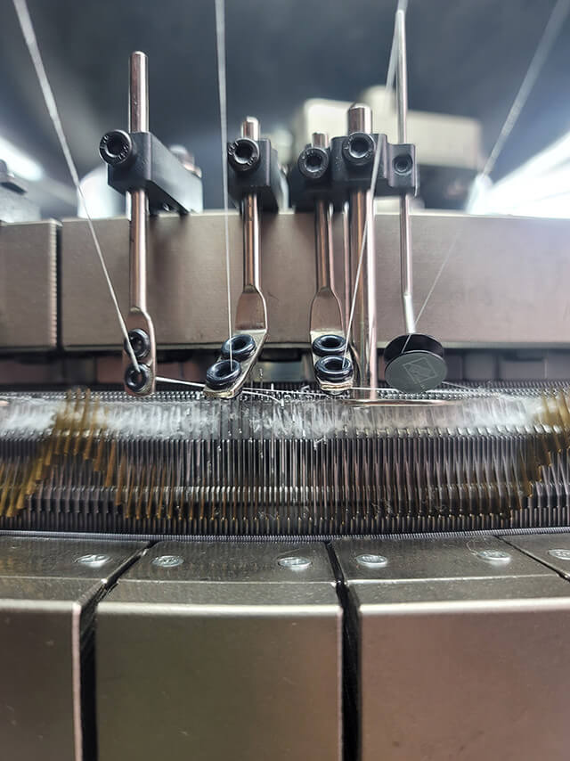 high pile knitting machine