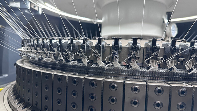 Rib double jersey circular knitting machine video